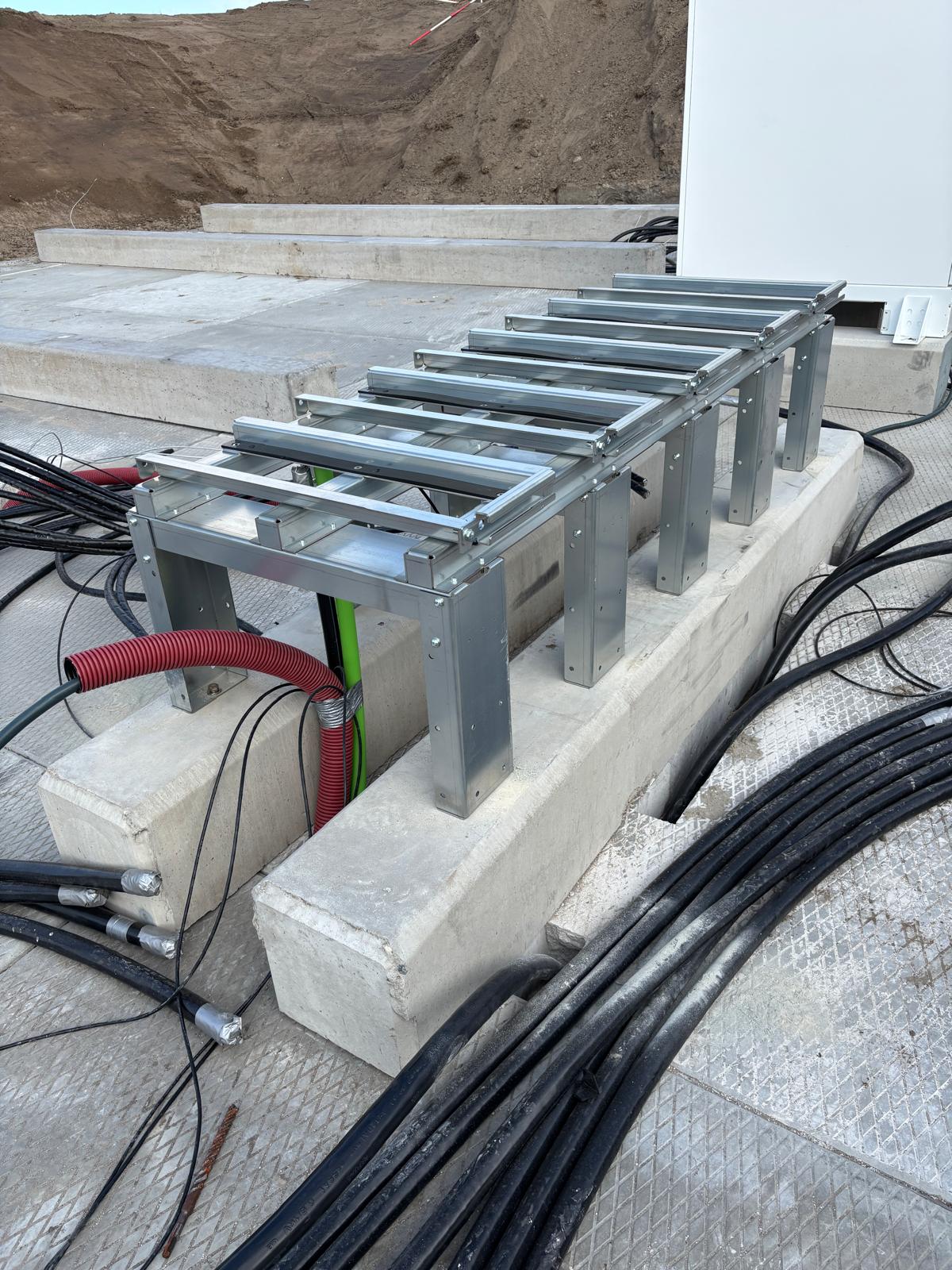 Rek voor 5 PCS omvormers KTL