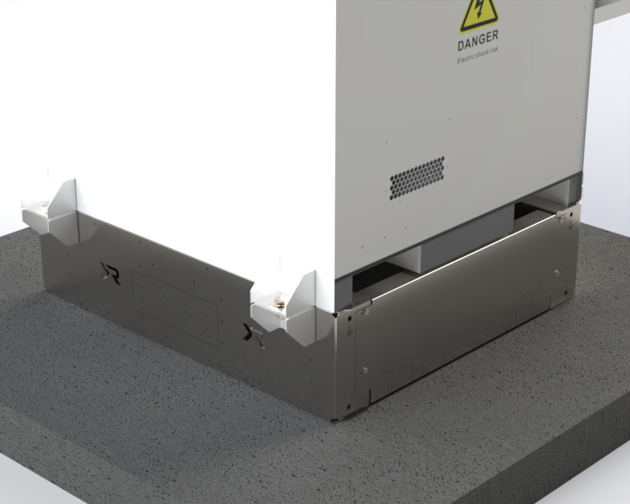 Detail Onderframe - set variabele hoogte SOLAX AELIO-P50B100 en AELIO-P60B100